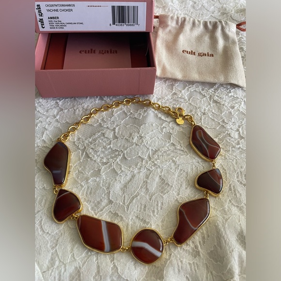 CULT GAIA Yachne Choker Statement Necklace - Picture 3 of 4